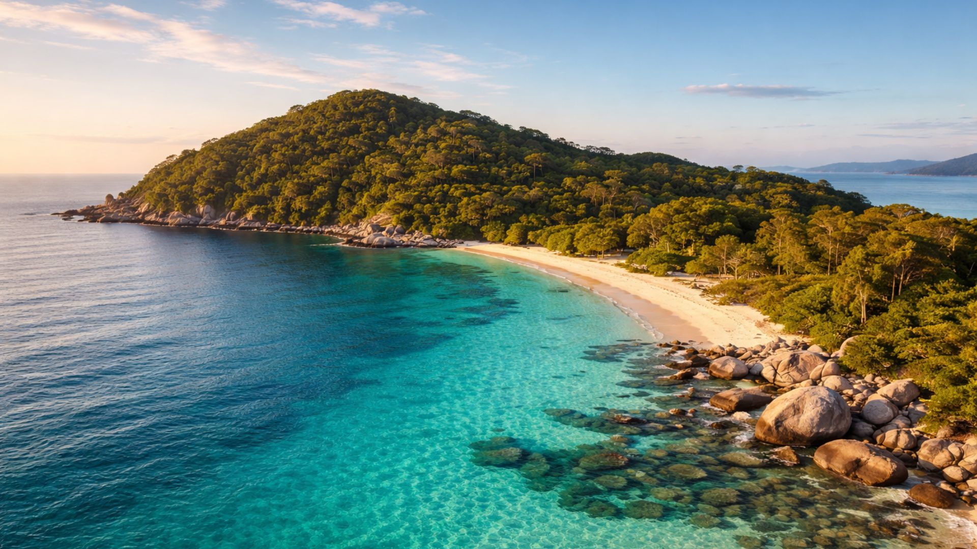 vista da Ilha do Campeche