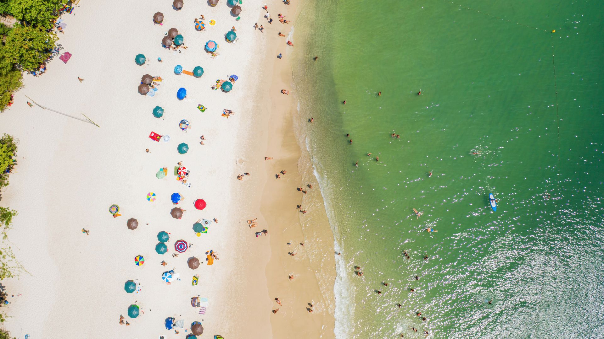 Cenário panorâmico do bairro
