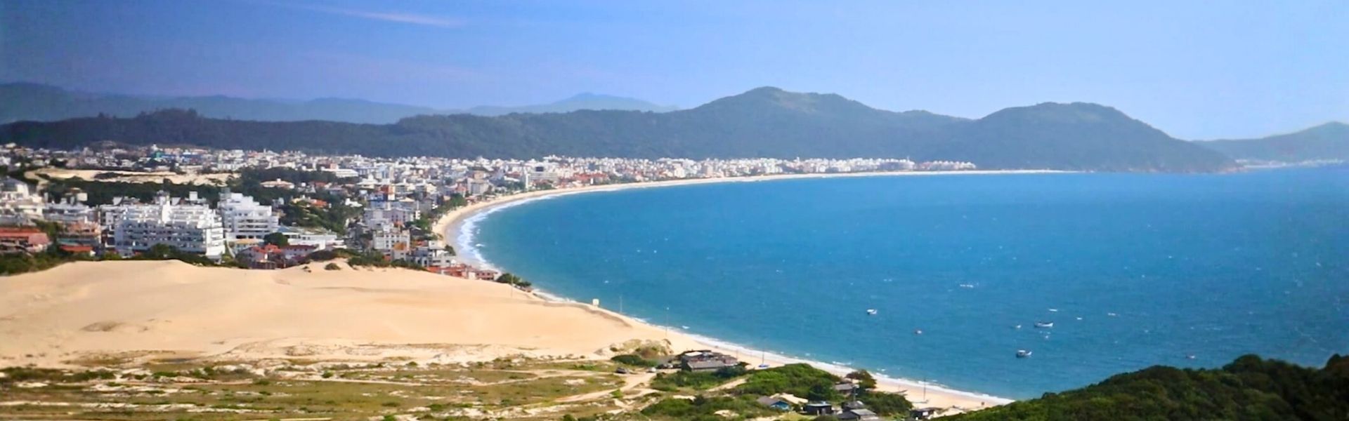 Vista aérea da Praia dos Ingleses