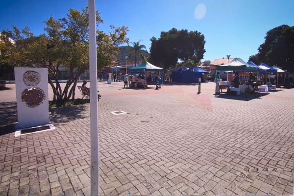 Praça Bento Silvério no Centrinho da Lagoa da Conceição, em Florianópolis.