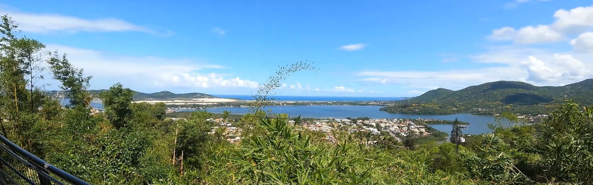 Vista do mirante da Lagoa da Conceição